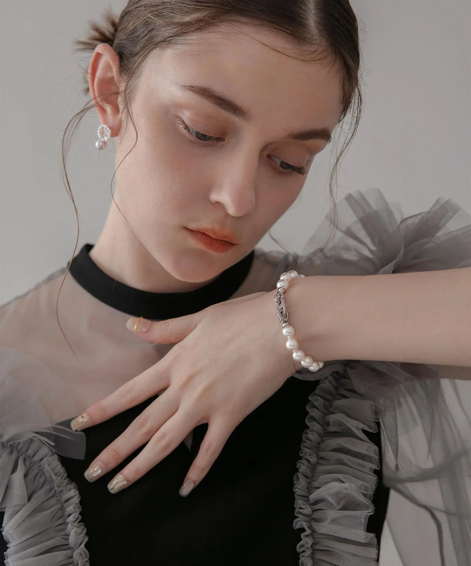 【当日発送】パールビジューブレスレット