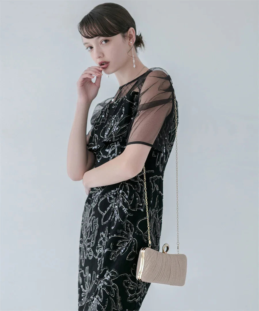 【当日発送】3WAYゴールドグリッターバッグ