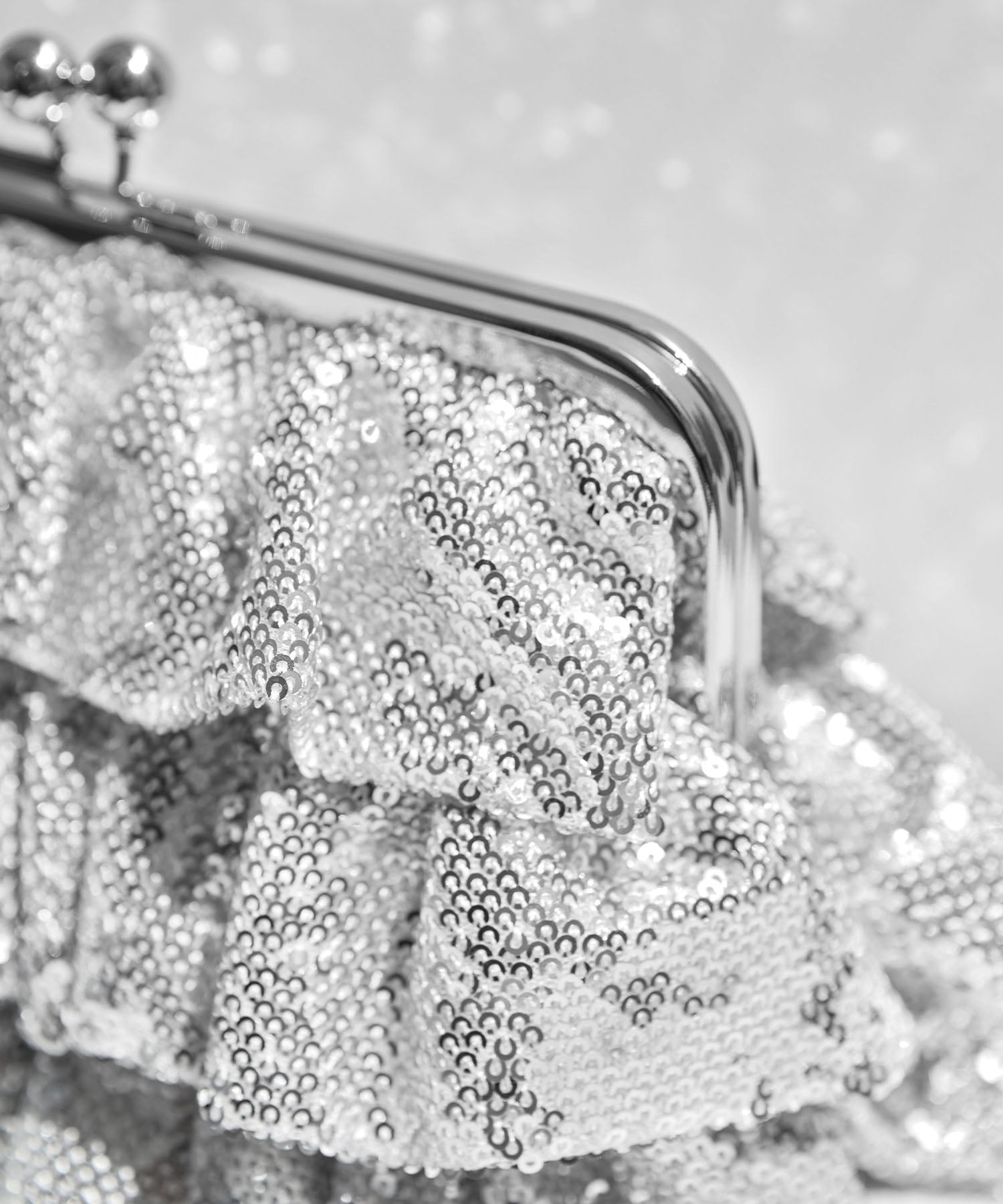 【当日発送】スパンコールフリルデザイン2WAYバッグ