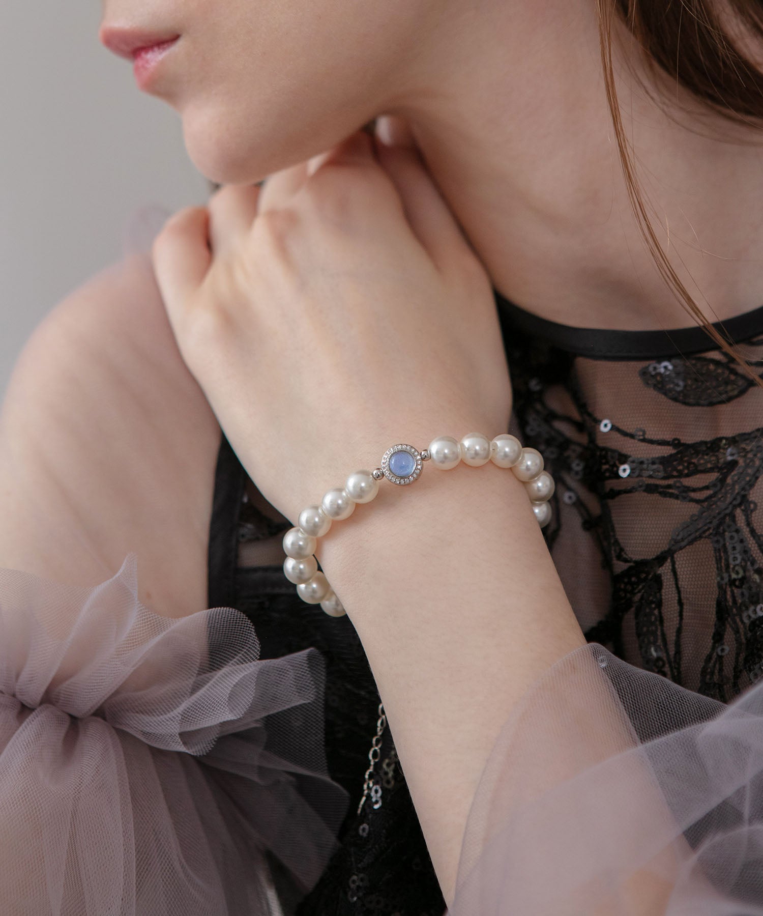 【COMING SOON】パールブルーストーン ブレスレット