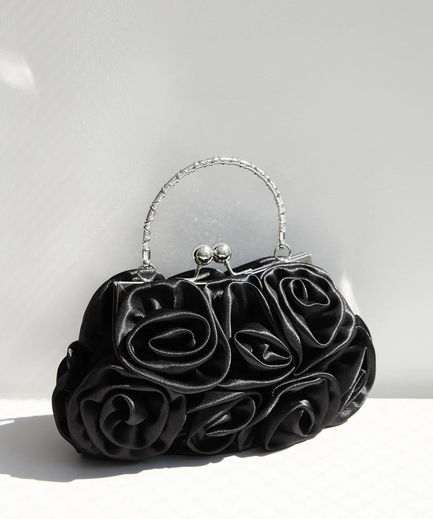 【予約販売】2WAYサテンローズバッグ