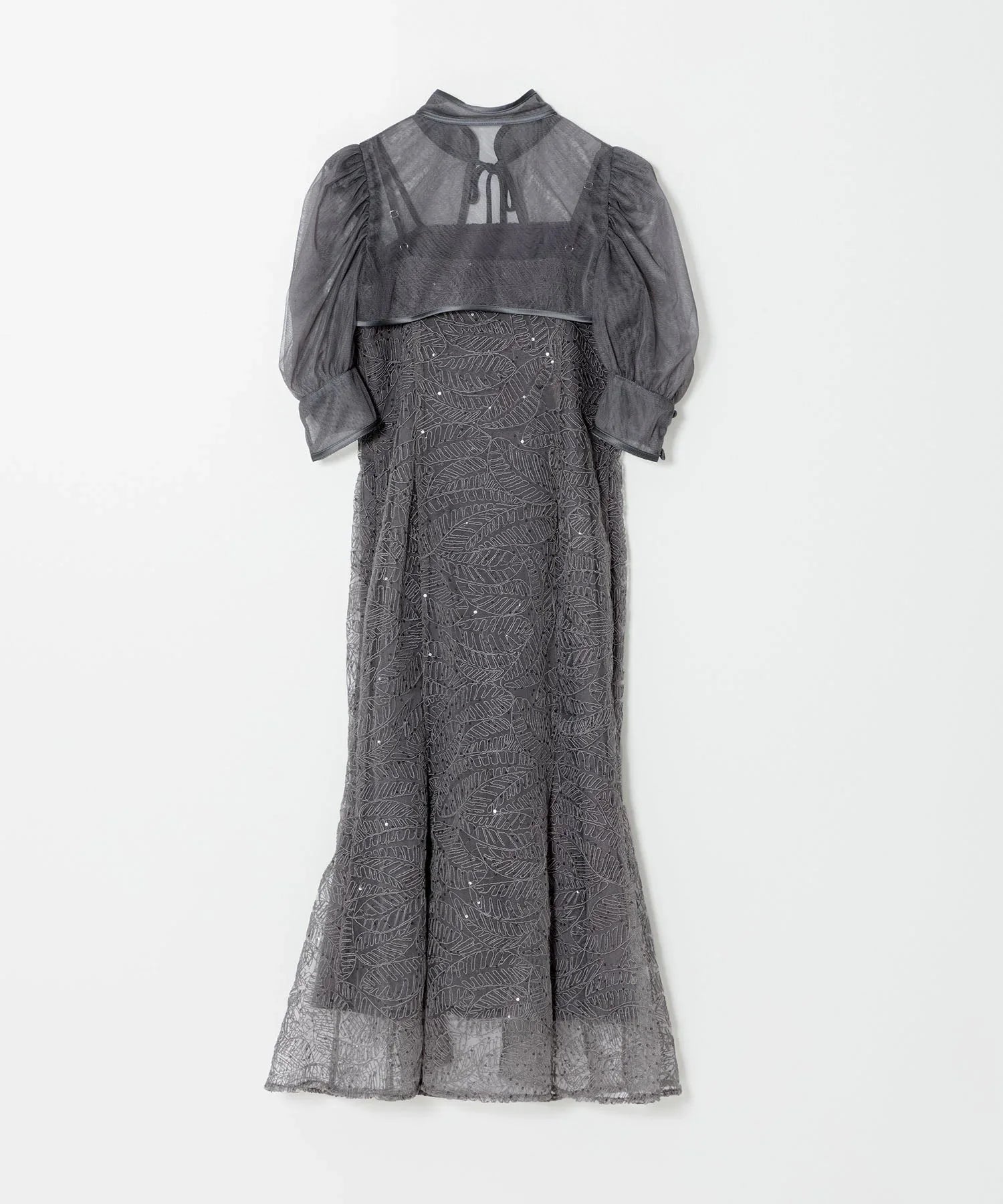 【当日発送】スパンコールボタニカルマーメイドボレロ2WAYワンピースドレス