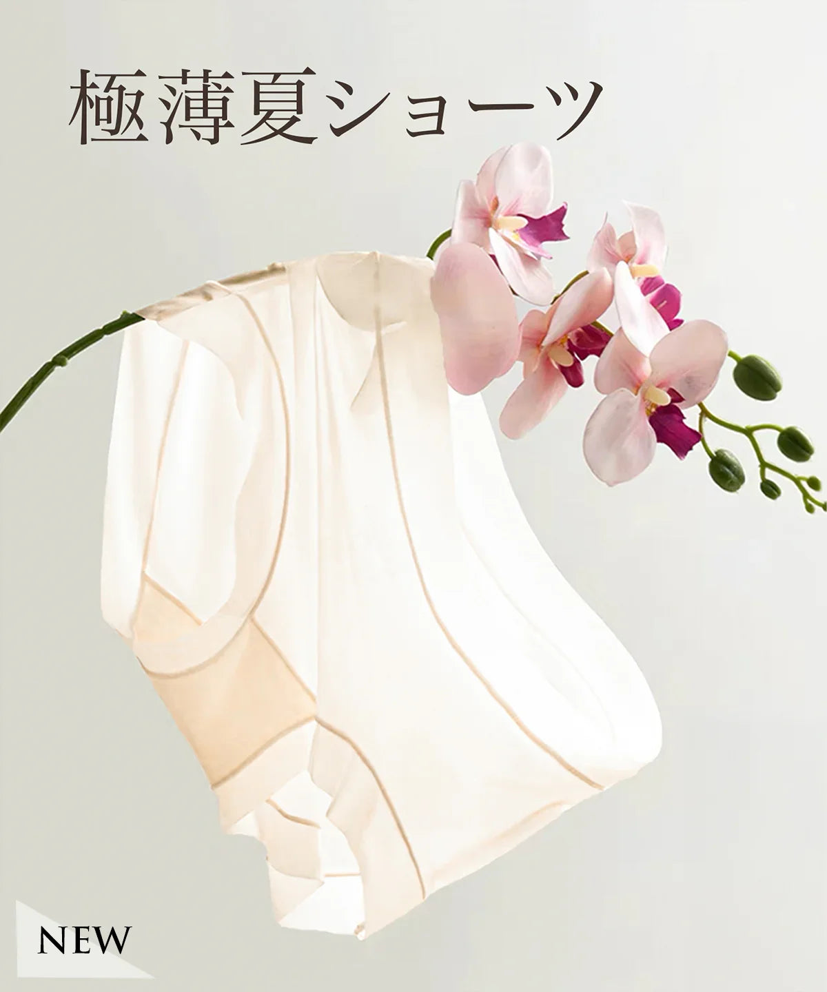 【当日発送】<呼吸する夏ショーツ>さらさら×シルクのような肌触り|シームレス極薄でラインが響きにくいひんやりショーツ|Lサイズ:妊婦さん着用可