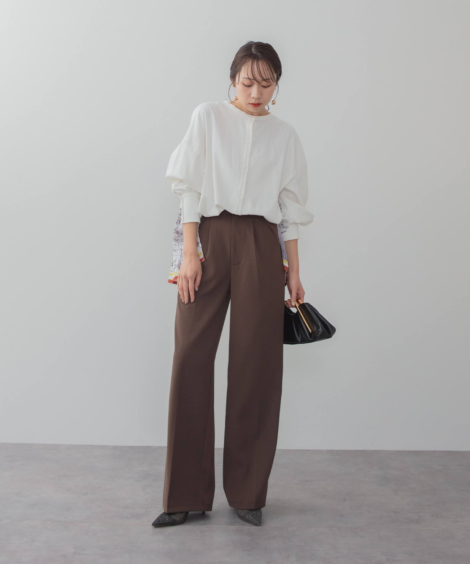 【当日発送】シアーチュールオフショルダーセットアップパンツドレス