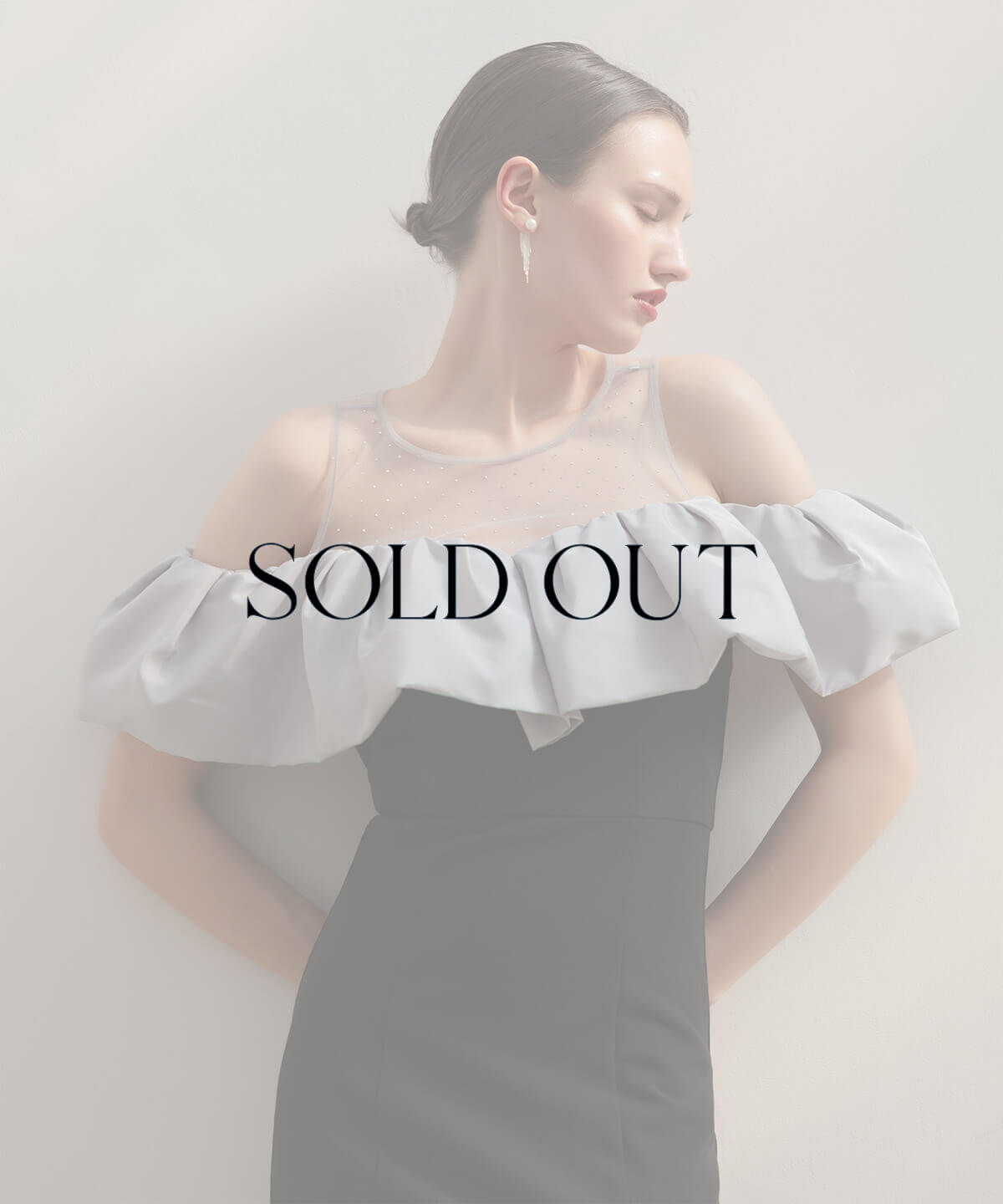 LEJA LUXE】2WAYストーンペプラムビスチェマーメイドドレス/パーティー