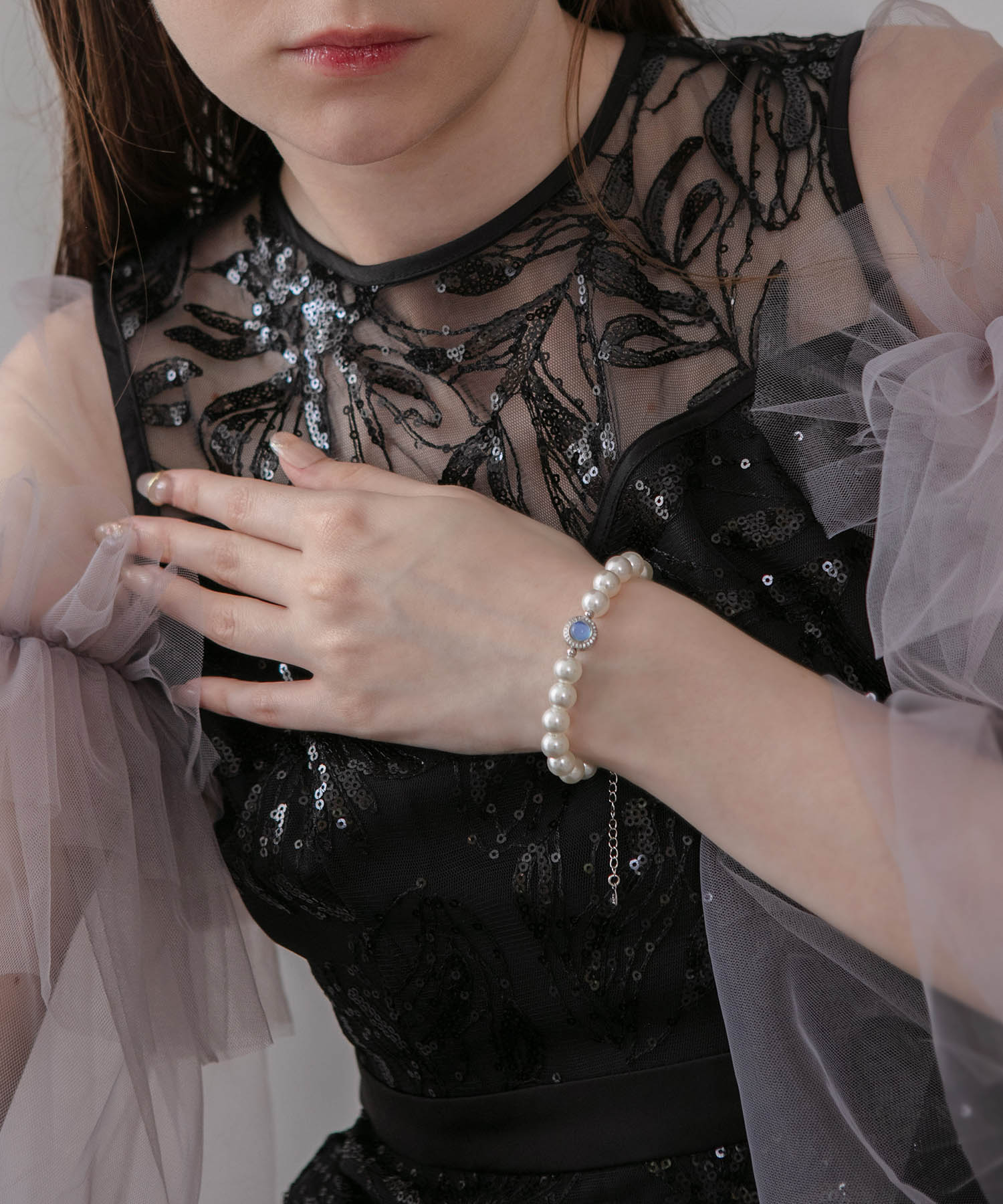 【COMING SOON】パールブルーストーン ブレスレット