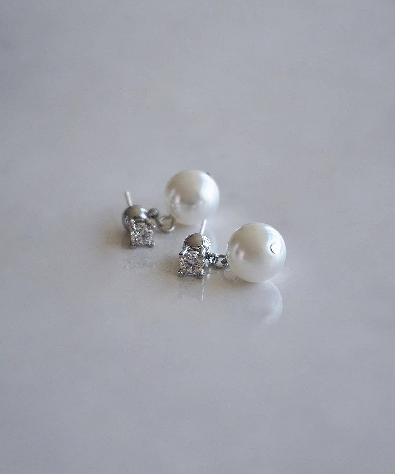 【当日発送】パールビジュードロップパールピアス