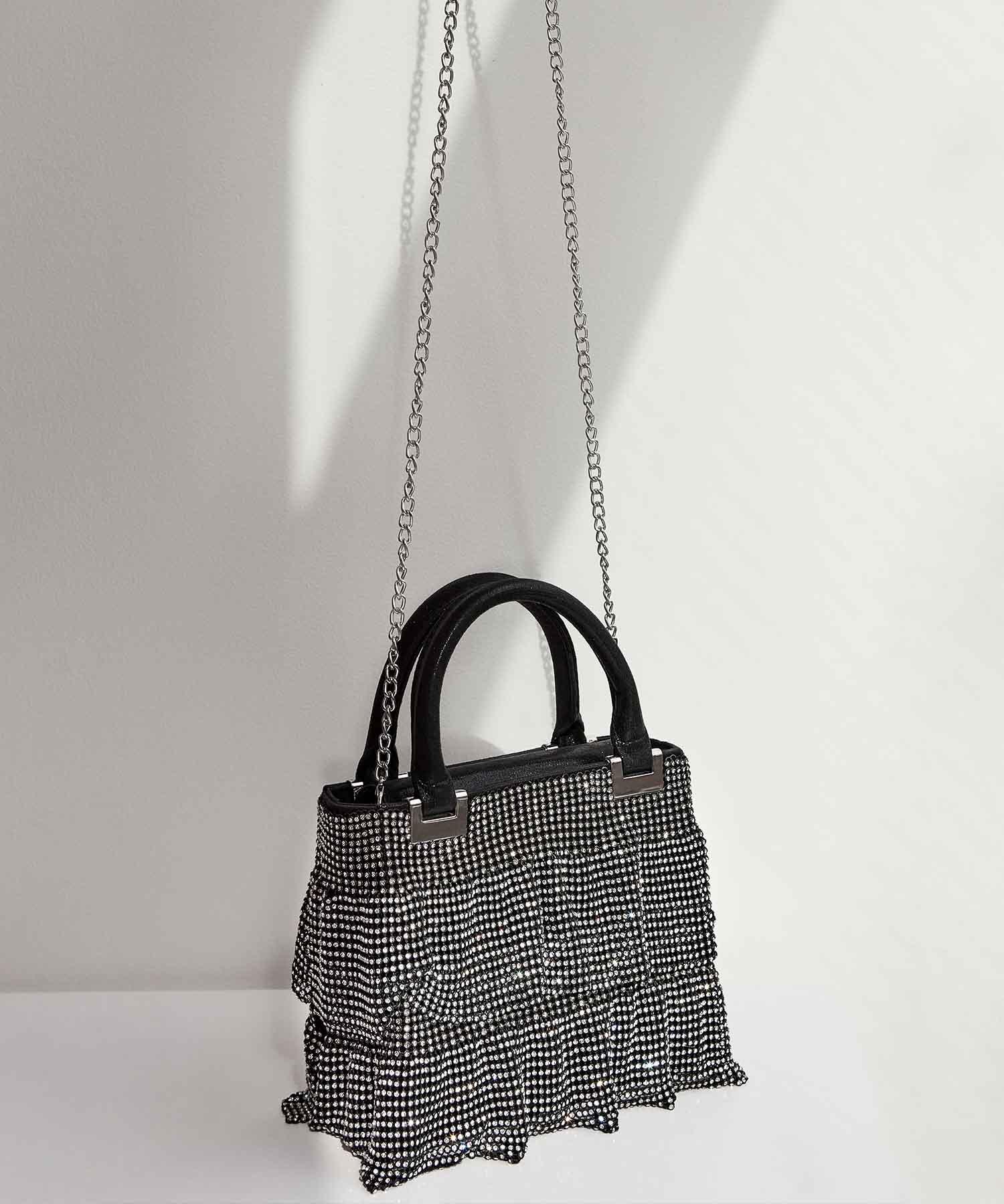 当日発送】グリッターフリル2WAYハンドバッグ