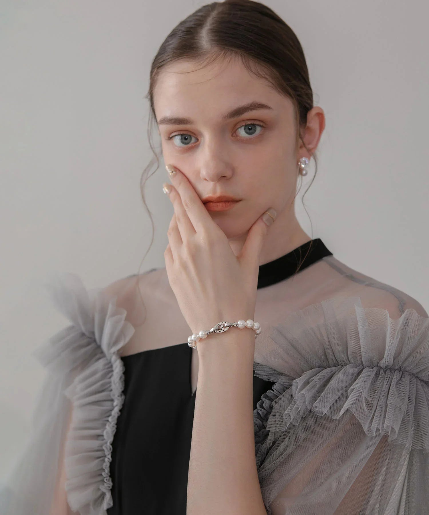 フリル付きマキシドレス S/M Leja フリル付きマキシドレス S/M Leja