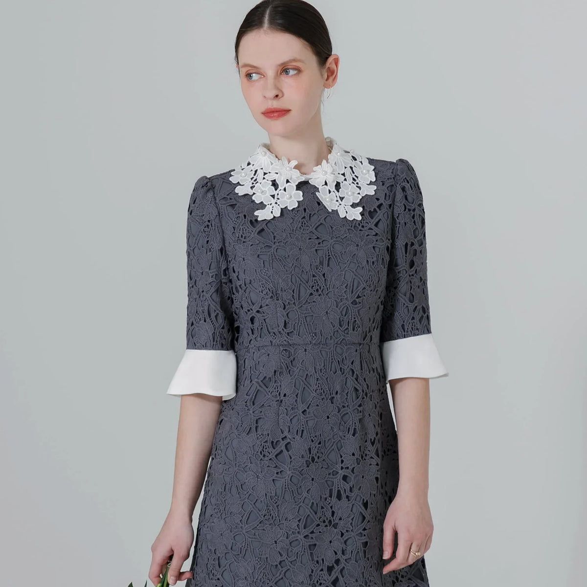 Leja 総レース花柄切り替えレイヤード五分袖美脚効果ロングワンピースドレス Leja（レジャ）の「【LEJA】総レース花柄 切り替えレイヤード 五分袖美脚効果ロングワンピースドレス結婚式 パーティードレス（ドレス）」 - WEAR 【美品】LEJA 総レース花柄ロングワンピース ... 【匿名配送】Leja 総レース花柄レイヤード配色ワンピース タグあり