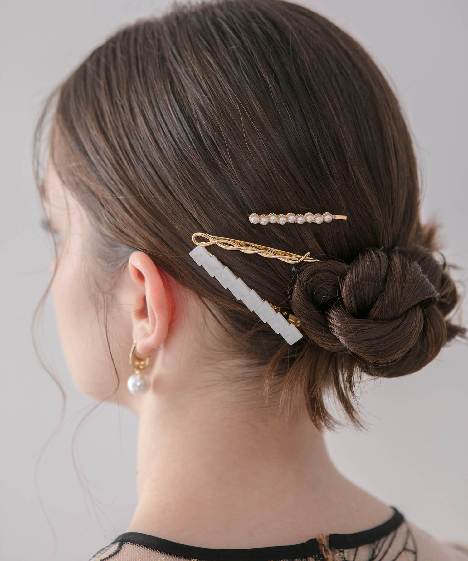 【COMING SOON】パールニュアンスゴールドヘアピンセット