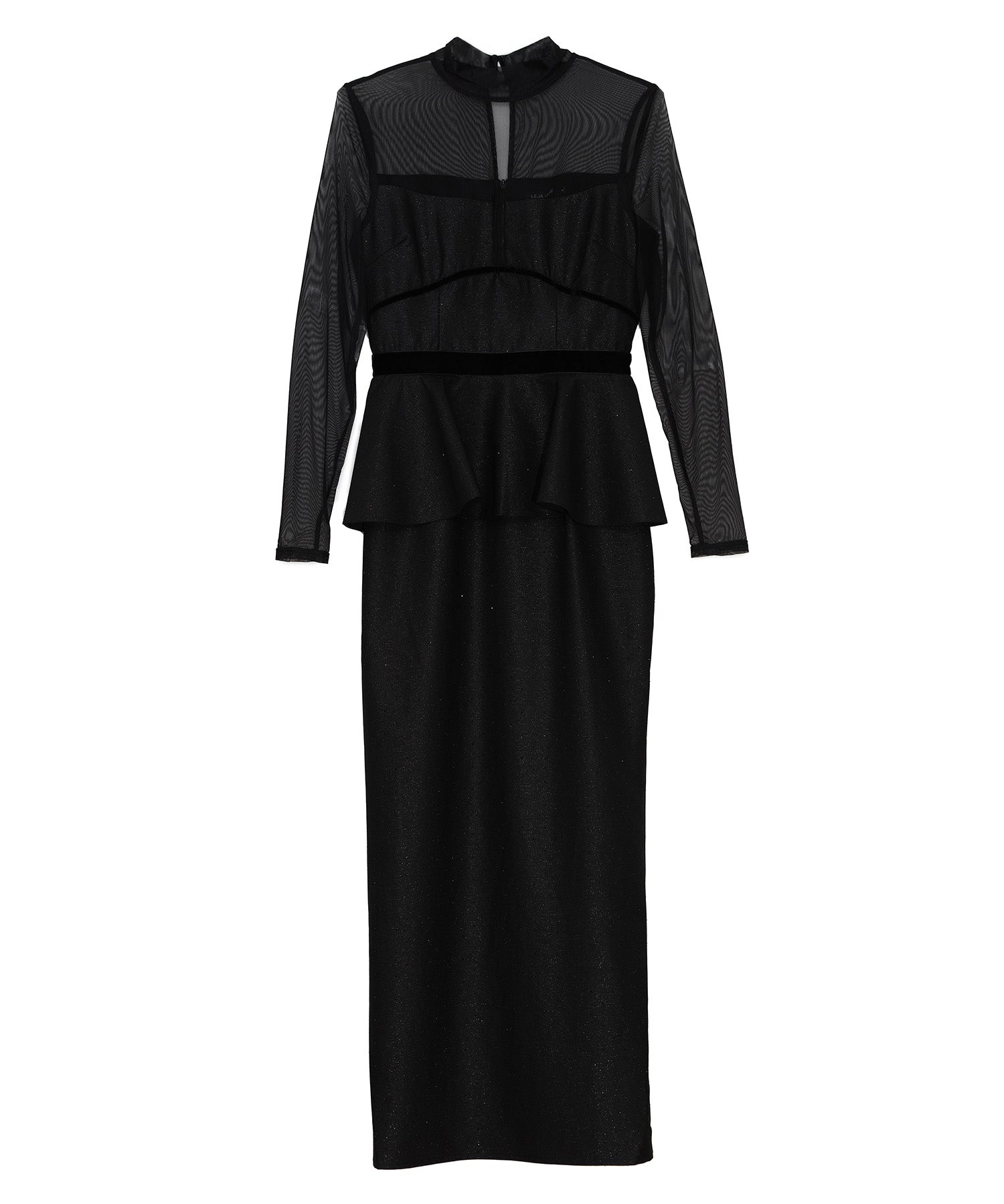 【LEJA LUXE】チュールペプラムベロアグローブIラインドレス