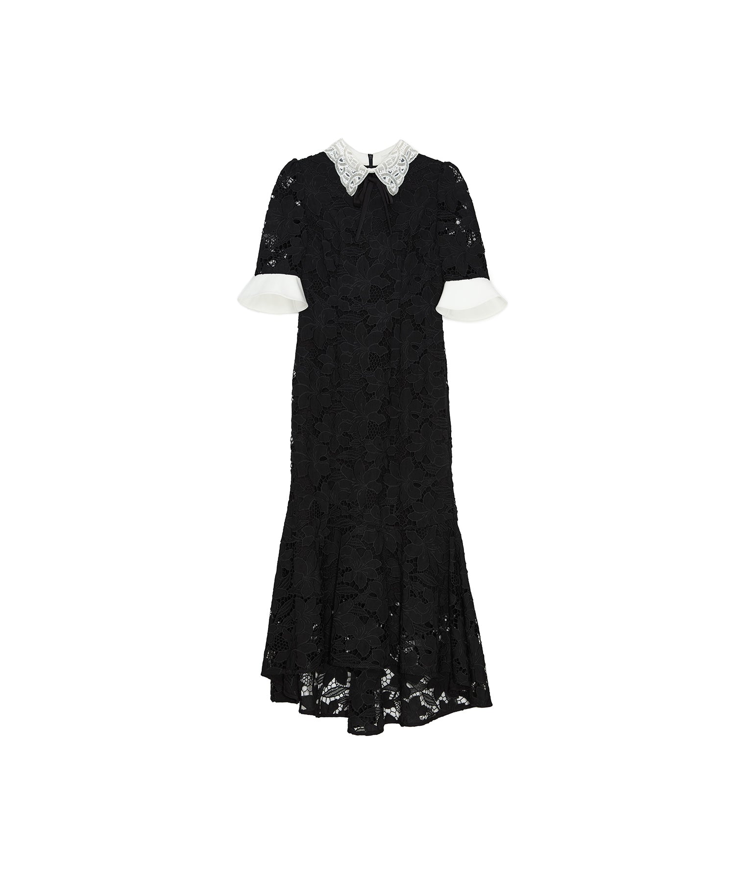 一部当日発送】パールカラーボウタイフラワーレースフィッシュテール