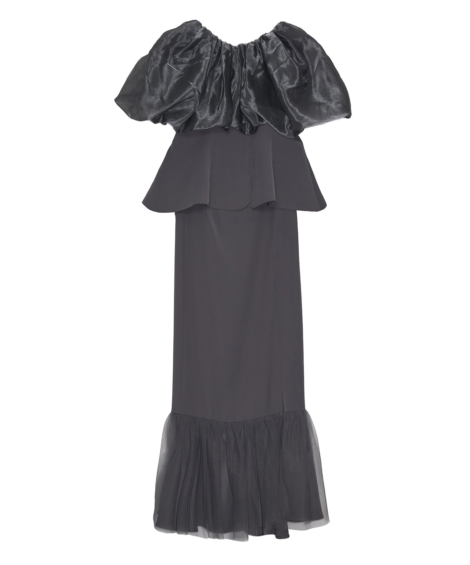 【当日発送】シアーチュールオフショルセットアップドレス