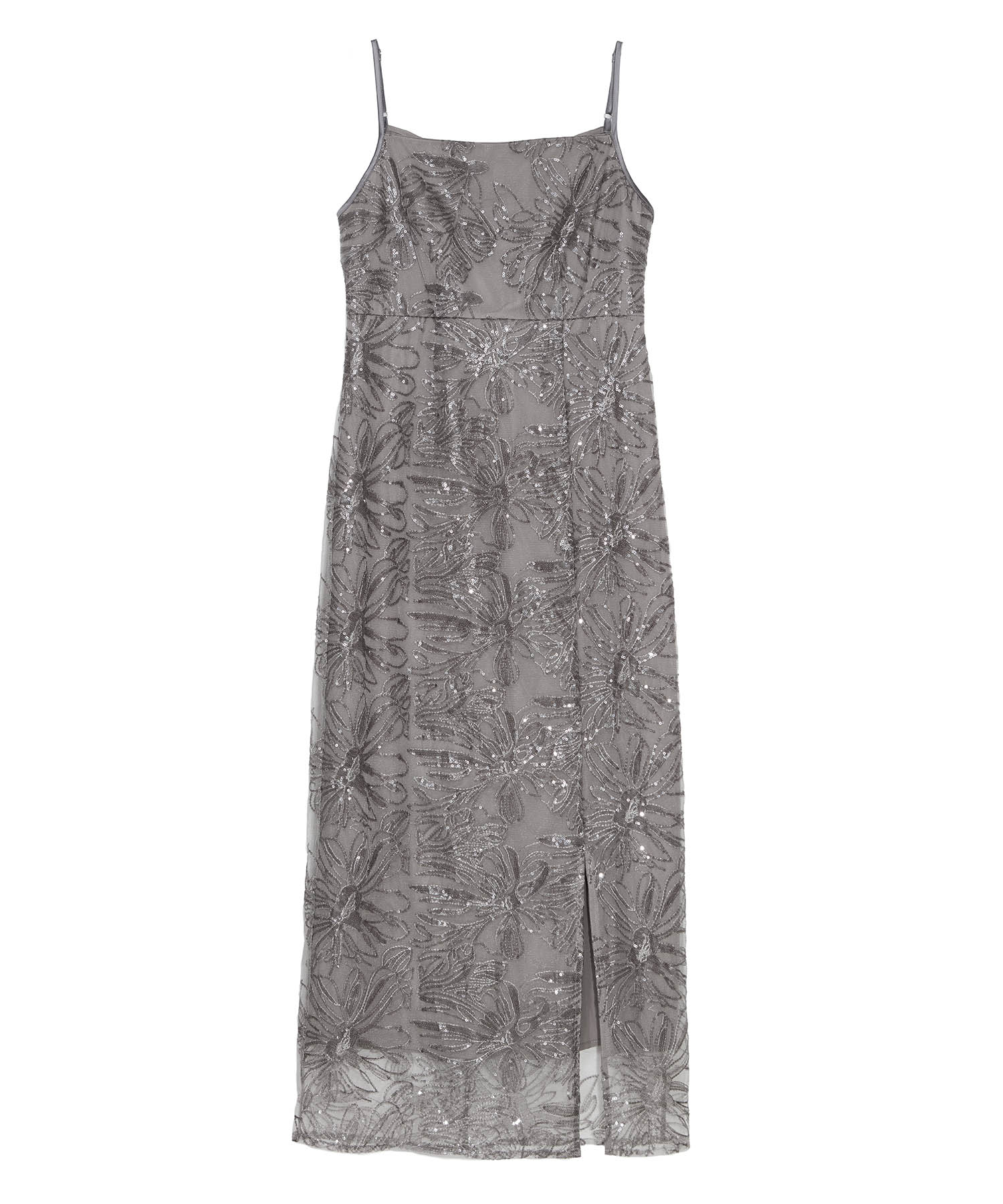 【一部当日発送】フリルチュールスリーブリボンIラインワンピースドレス