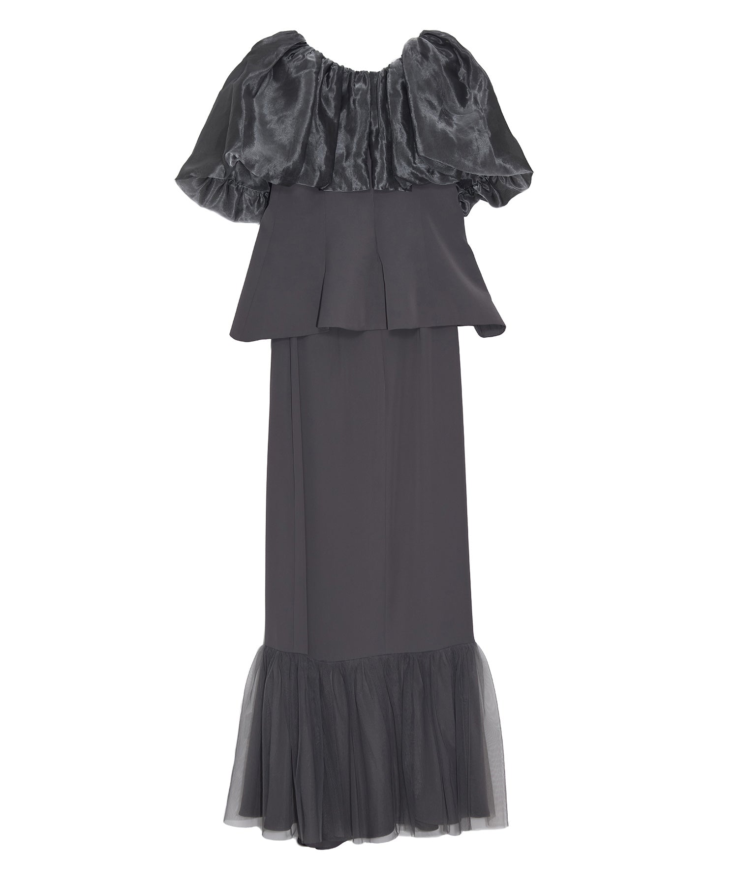 【当日発送】シアーチュールオフショルセットアップドレス