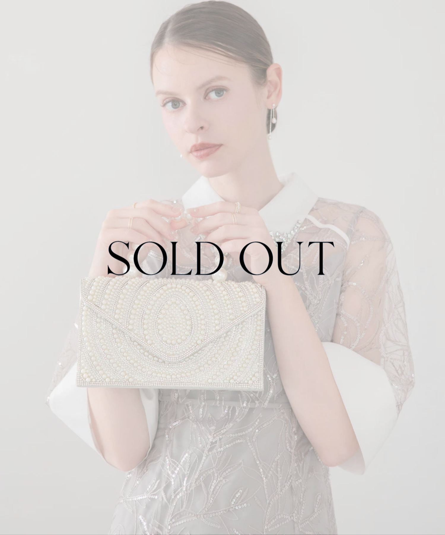 【SOLD OUT】ストーンパールサークルライン２WAYバッグ