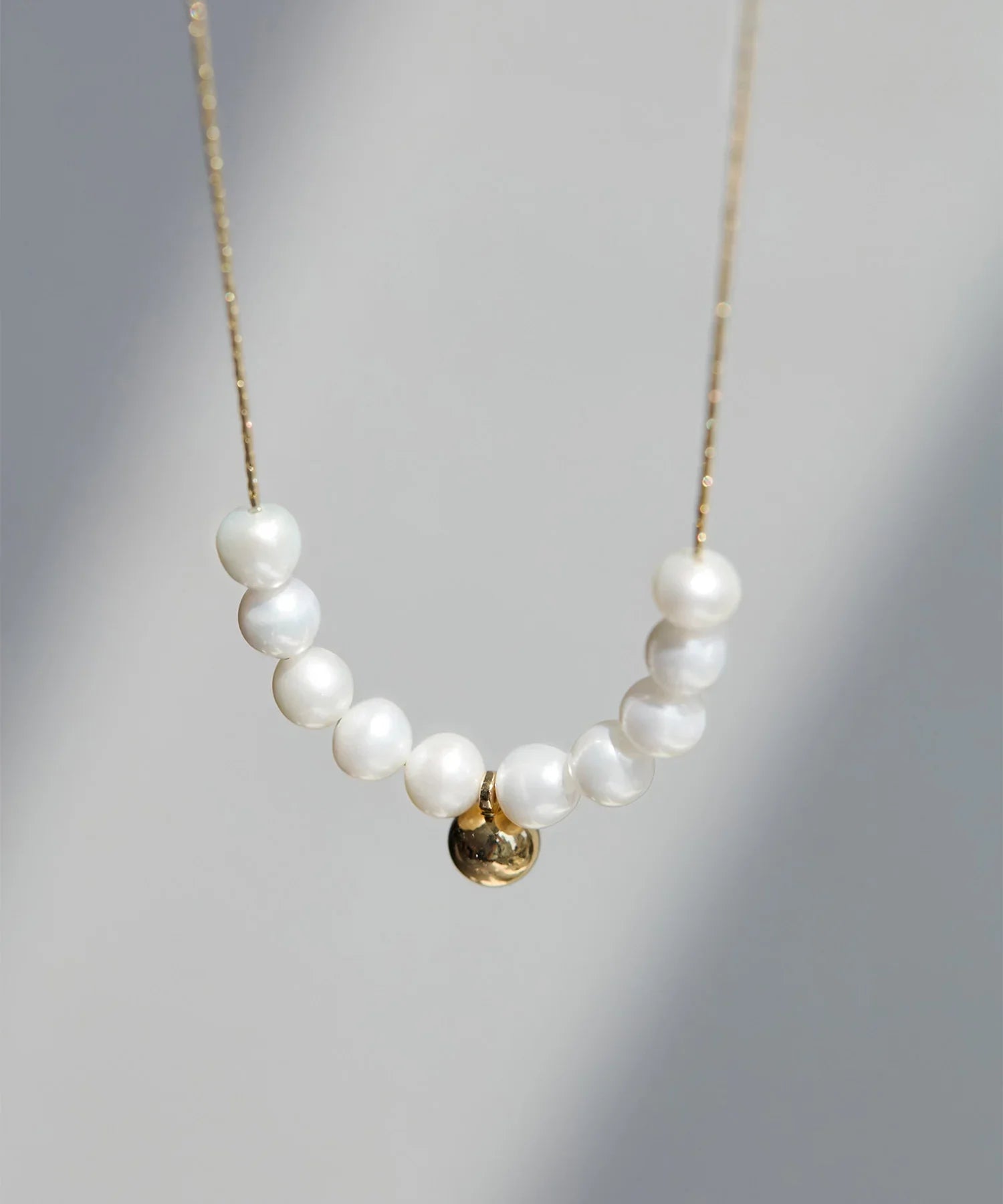 【当日発送】パールゴールドデザインネックレス