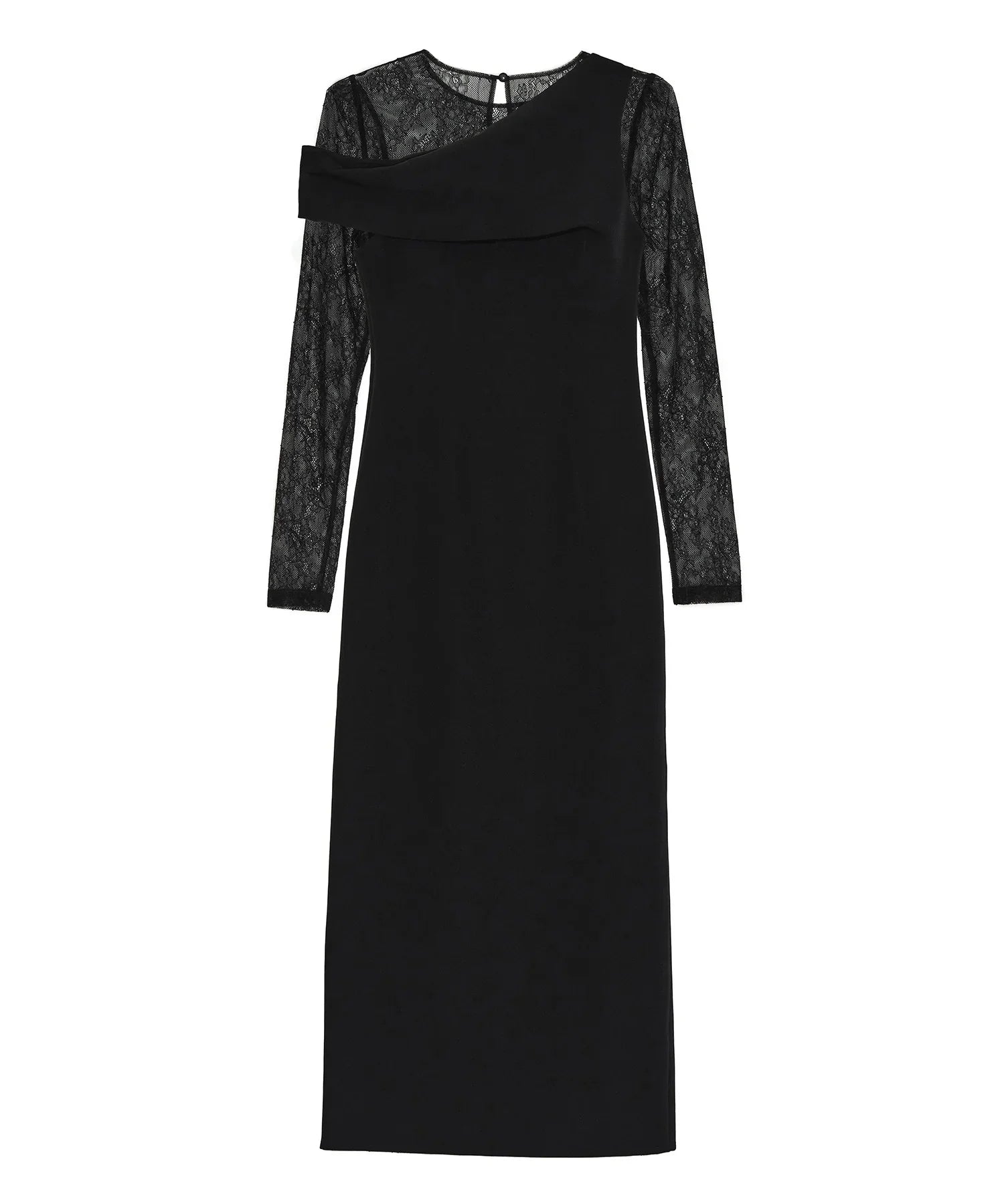 予約販売】アシンメトリーレースレイヤードフロントスリット