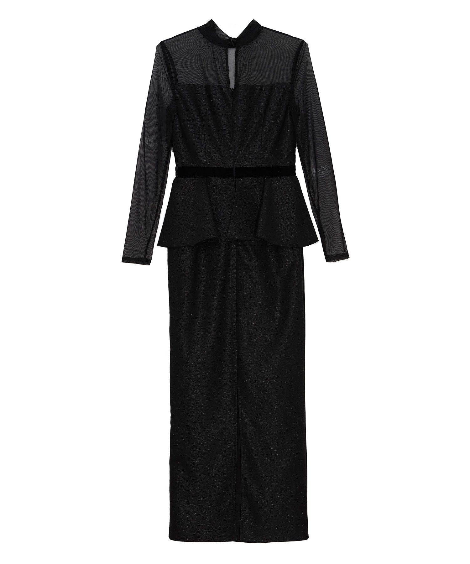 【LEJA LUXE】チュールペプラムベロアグローブIラインドレス