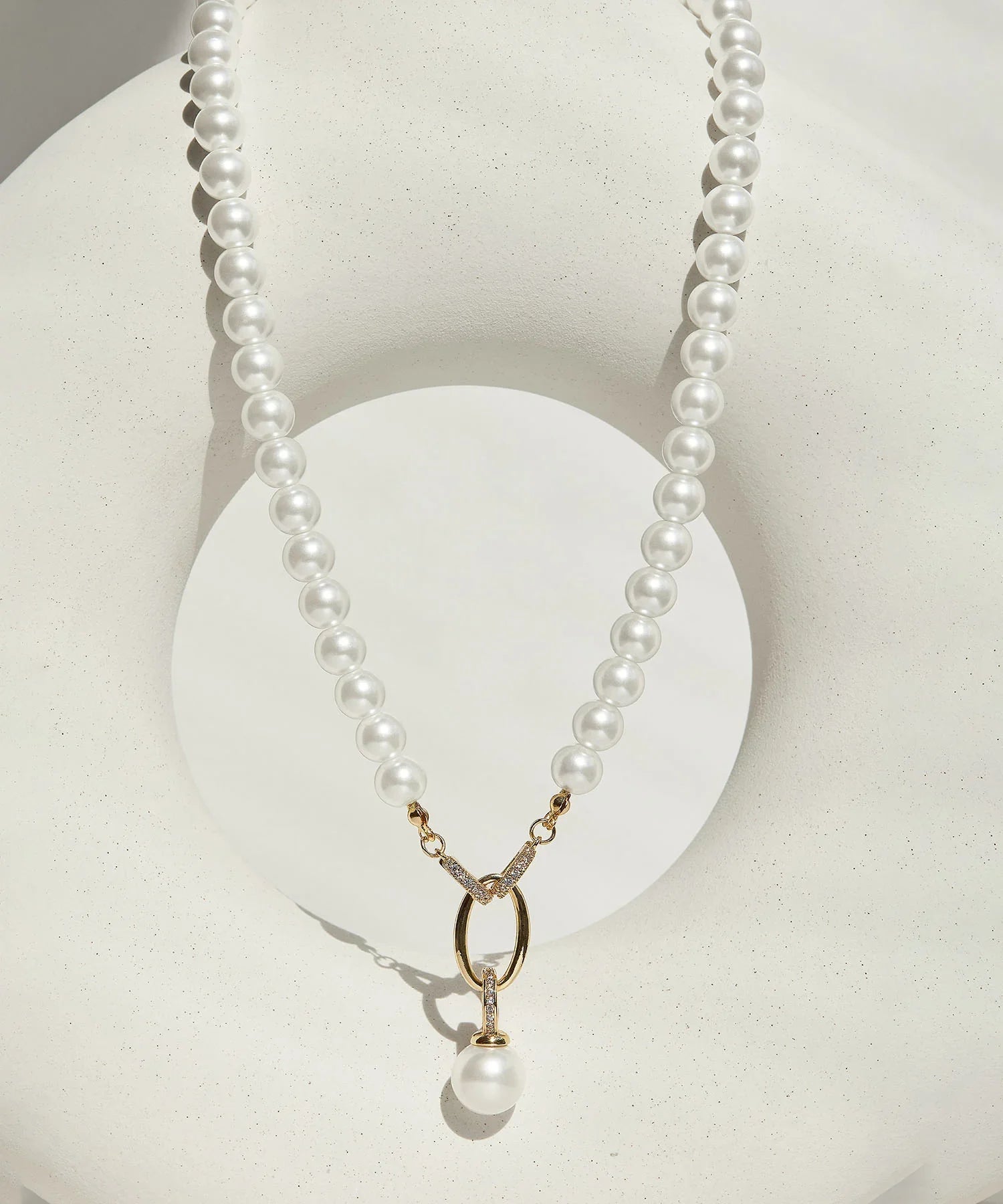 【当日発送】パールサークルネックレス