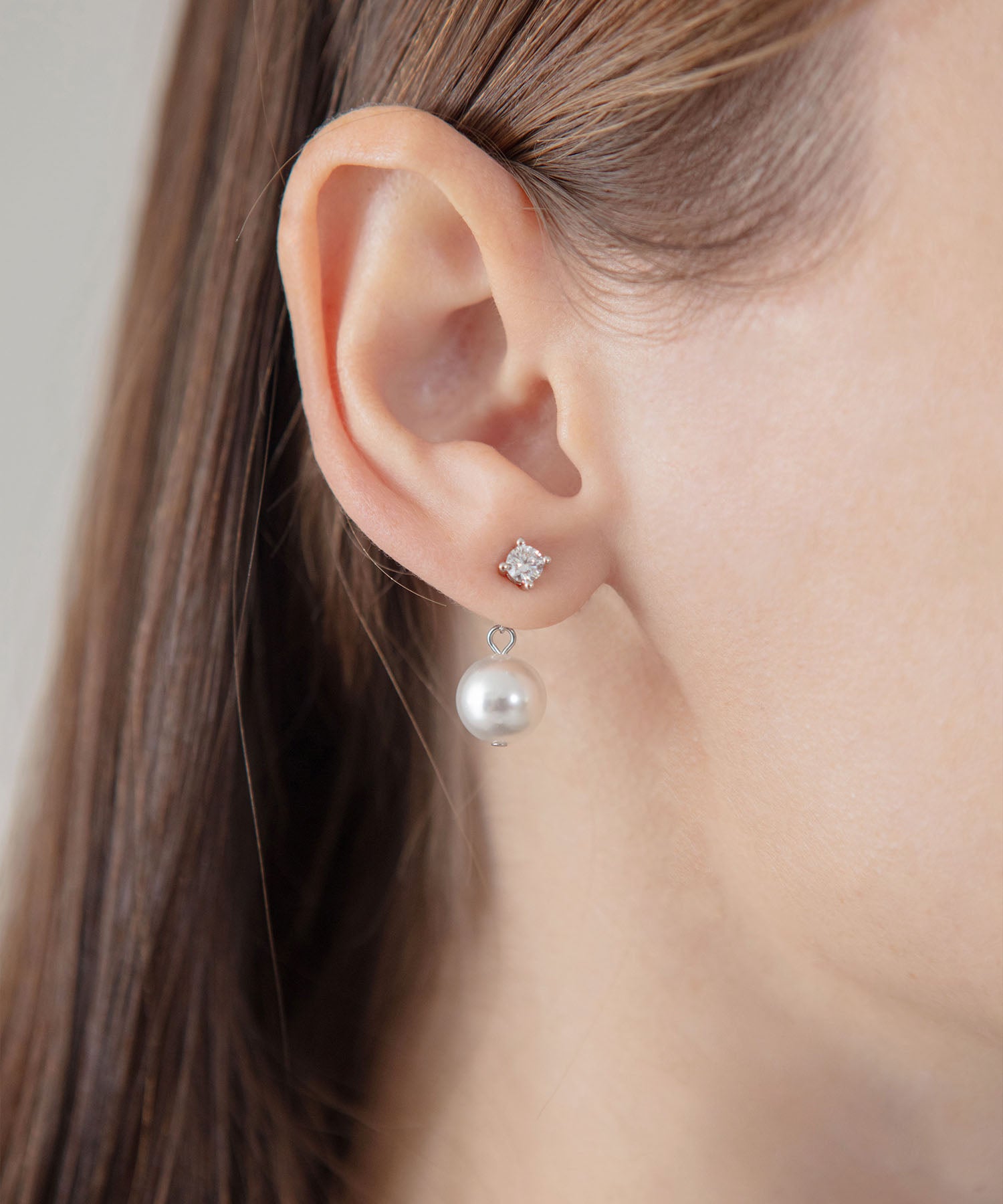 【当日発送】パールビジュードロップパールピアス