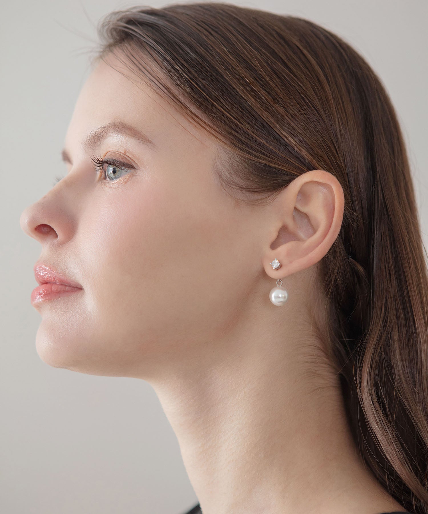 【当日発送】パールビジュードロップパールピアス
