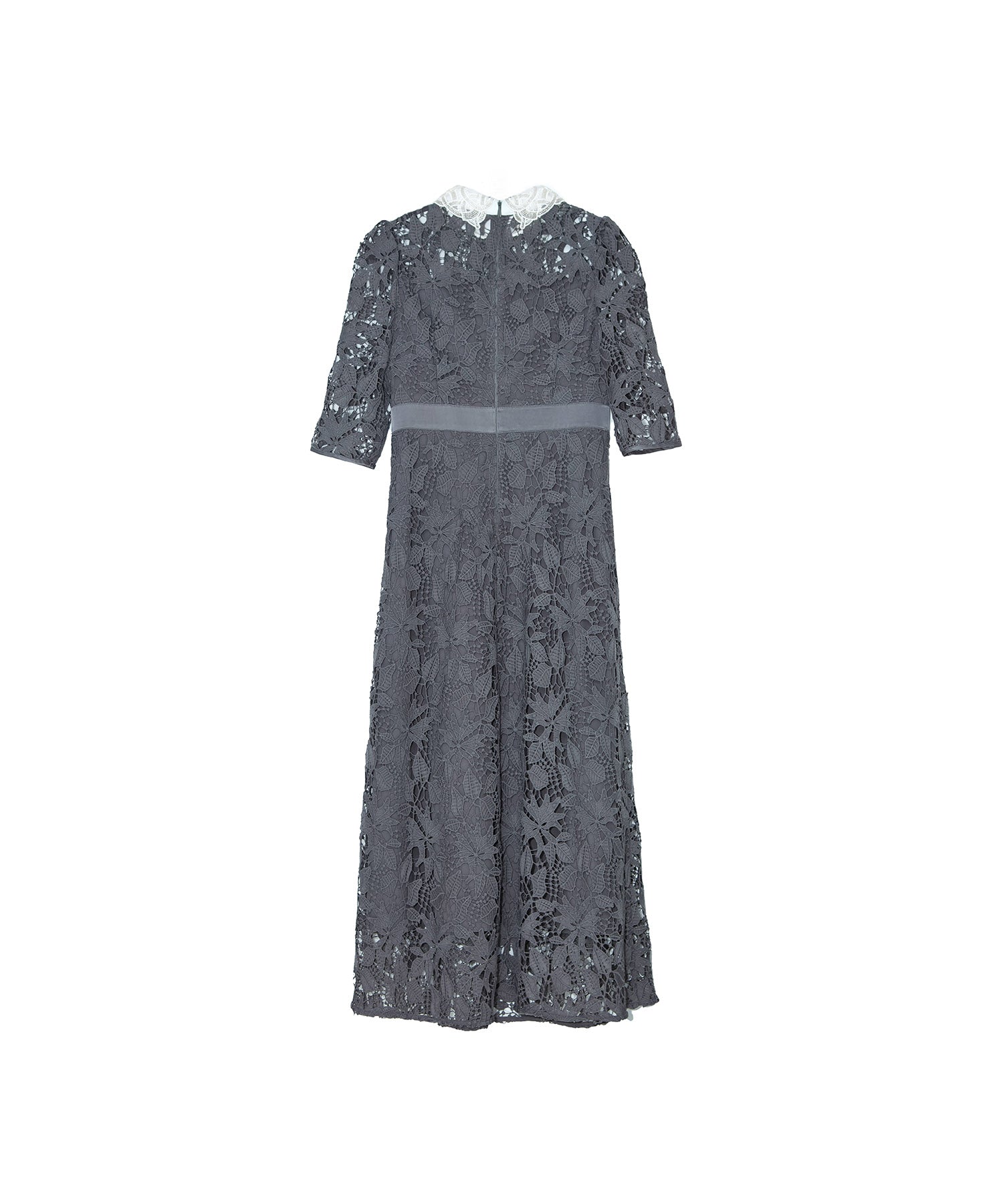 一部当日発送】花柄レースビジューカラーAラインワンピース結婚