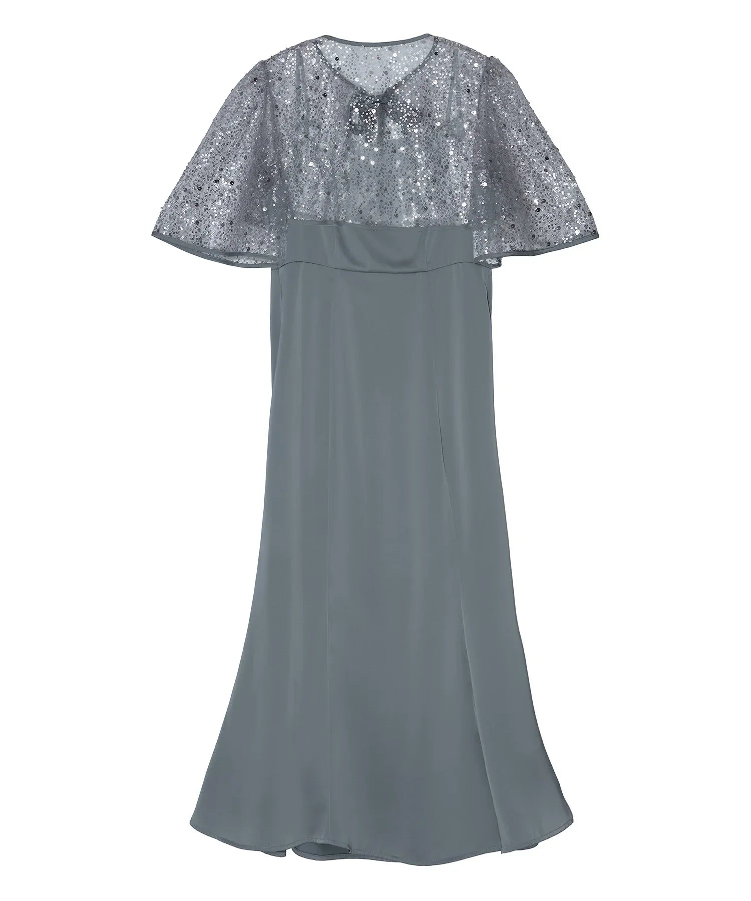 【当日発送】スパンコールビジューボレロマーメイドワンピースドレス