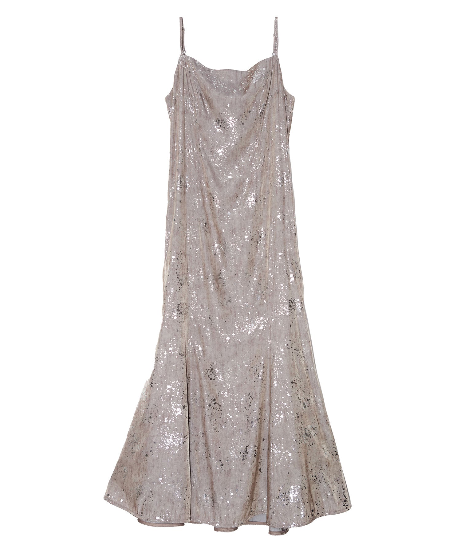 【当日発送】チュールフリルボレロペイントマーメイドワンピースドレス