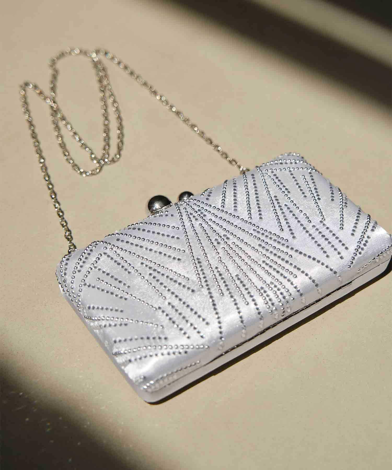 【当日発送】2WAYビジューストーンエレガンスバッグ