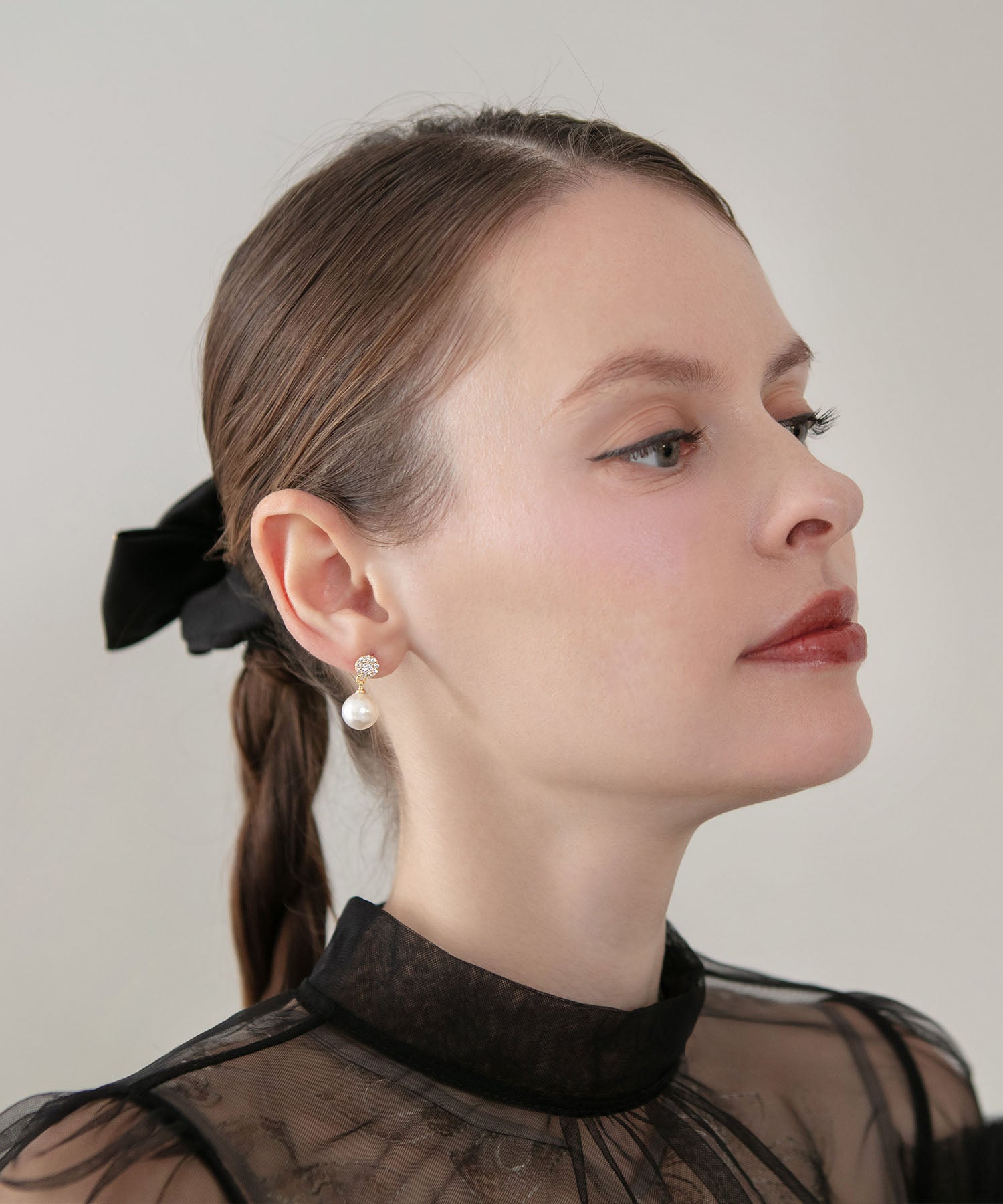 【予約商品】ラグジュアリードロップパールピアス