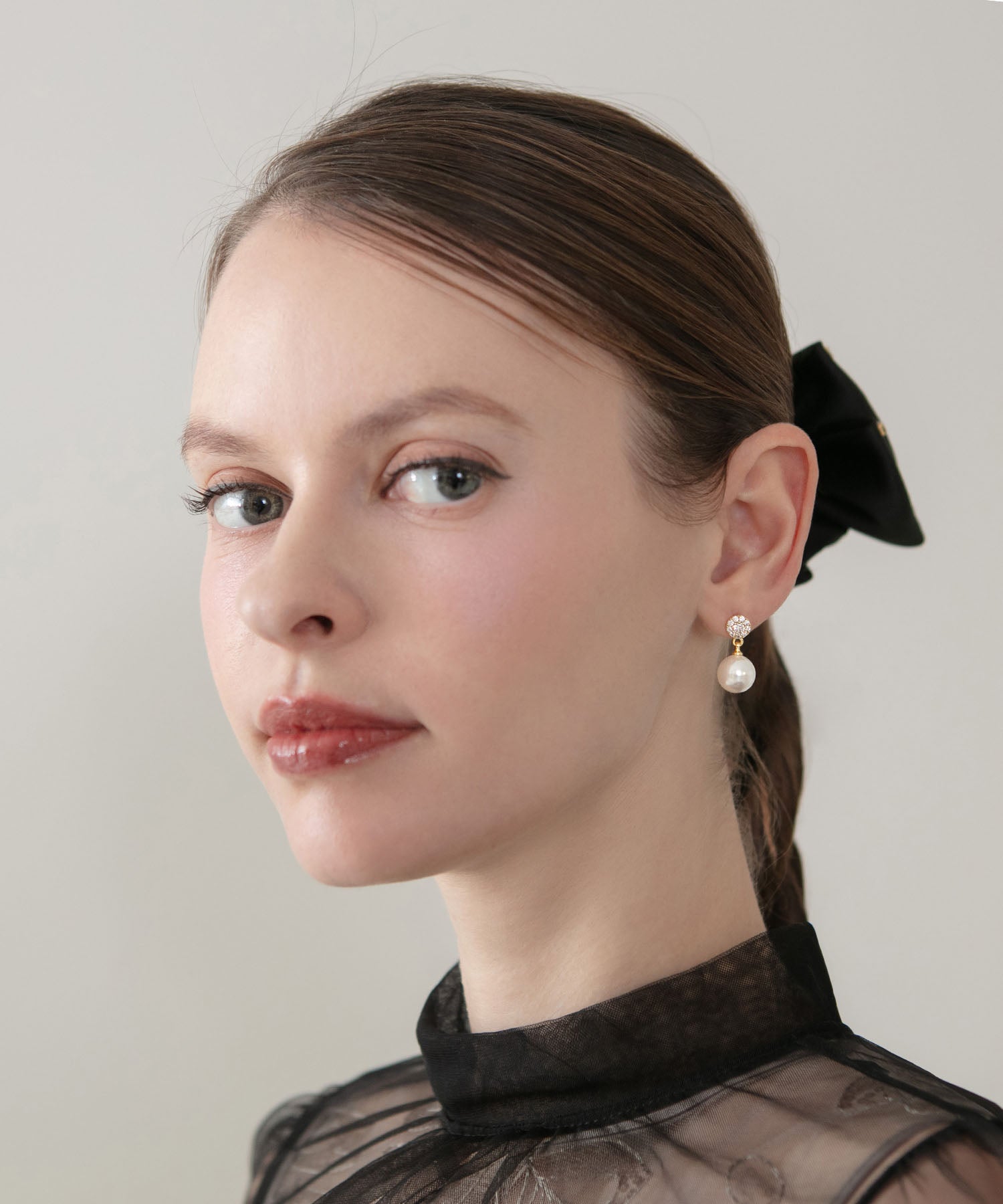 【予約商品】ラグジュアリードロップパールピアス