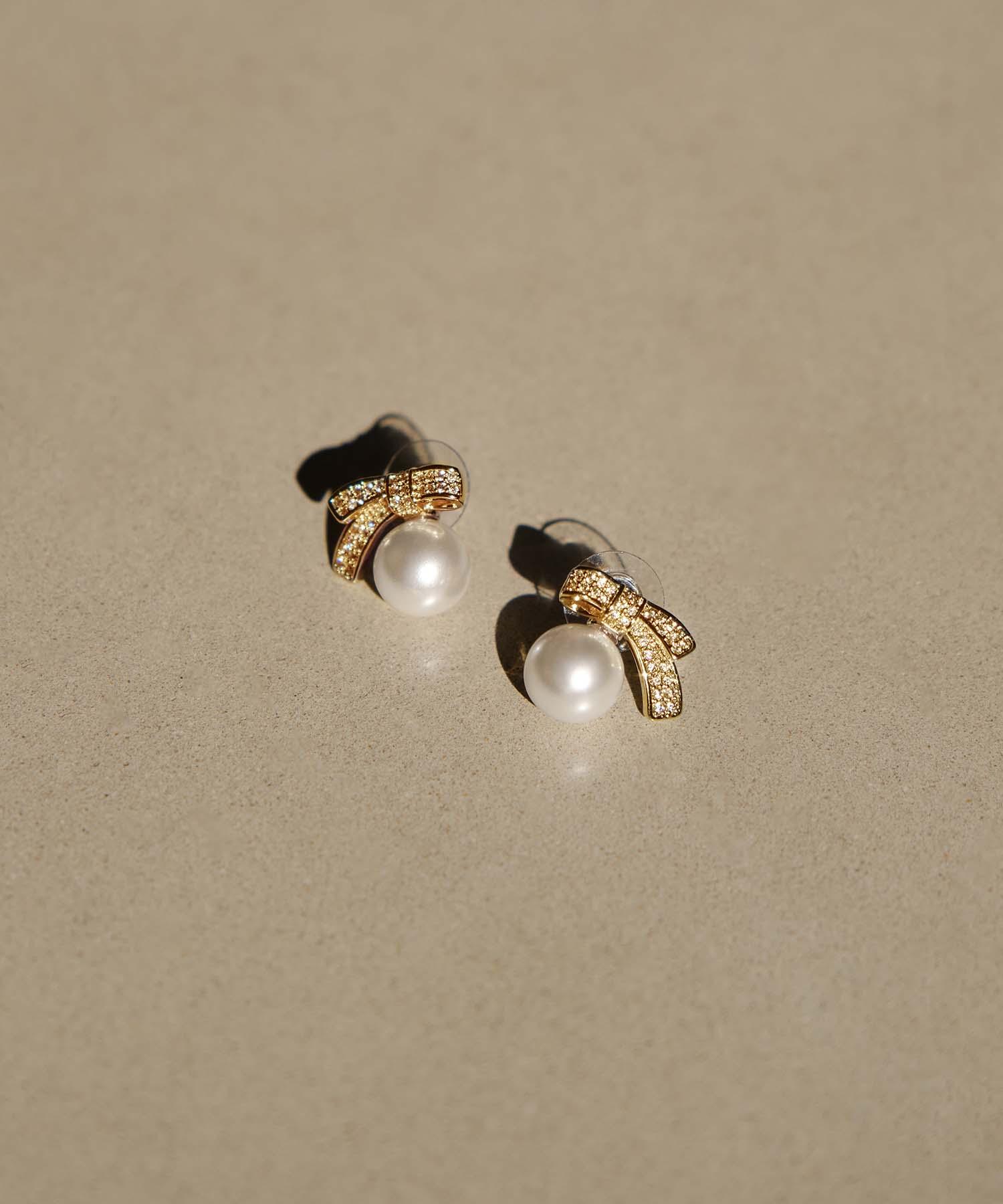 KiwiAll Blues フープ ピアス パール 輪っか 円　ゴールド Kiwi様専用All Blues フープ ピアス パール 輪っか ゴールド