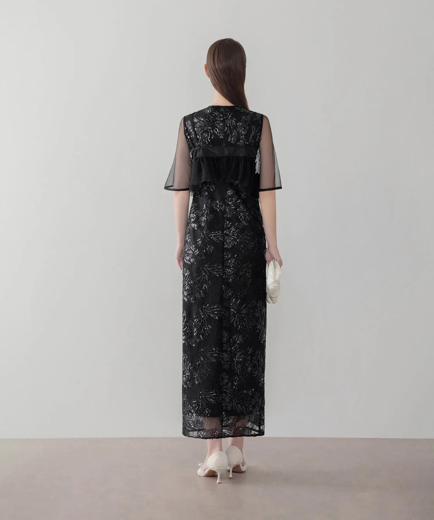 当日発送】レースフラワースパンコールエンブロイダリービスチェI