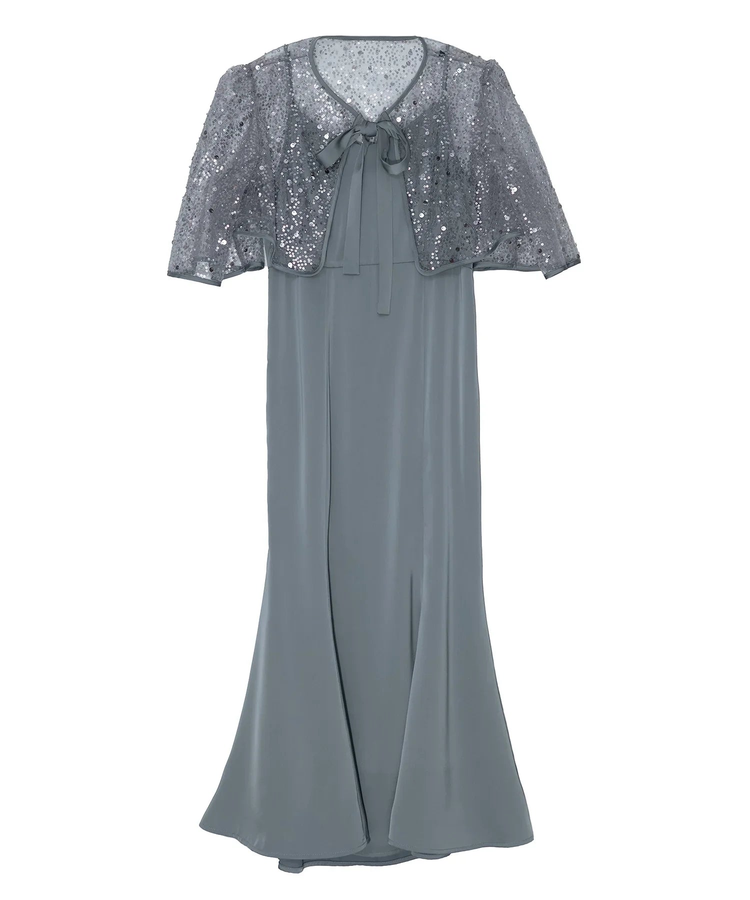 当日発送】スパンコールビジューボレロマーメイドワンピースドレス