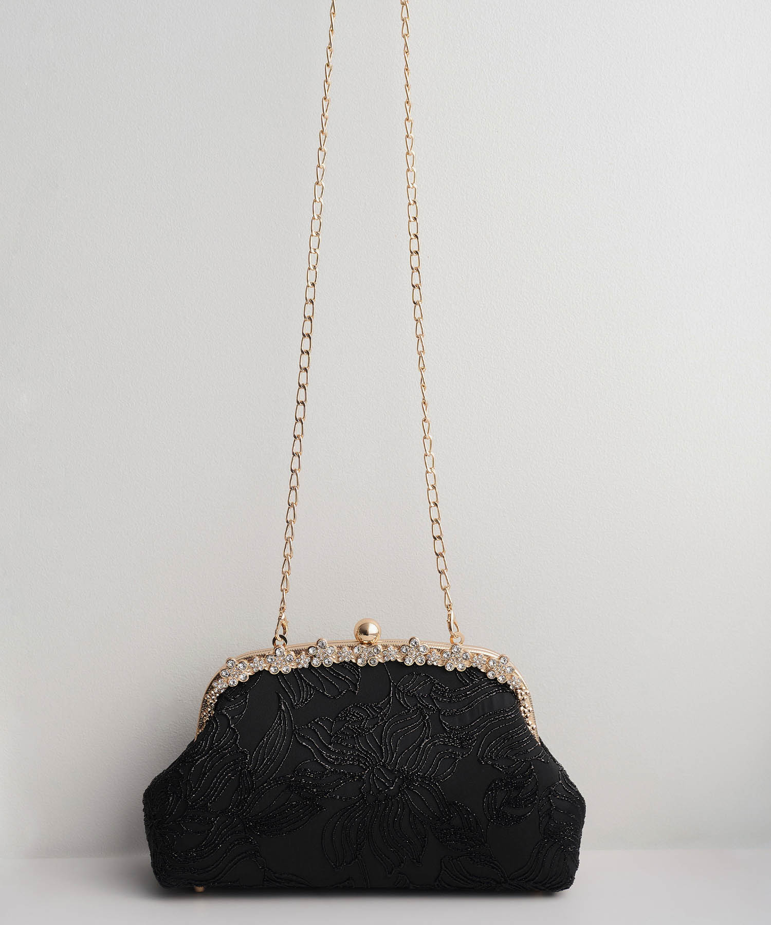 【当日発送】3WAYリュクスフラワーパールハンドバッグ