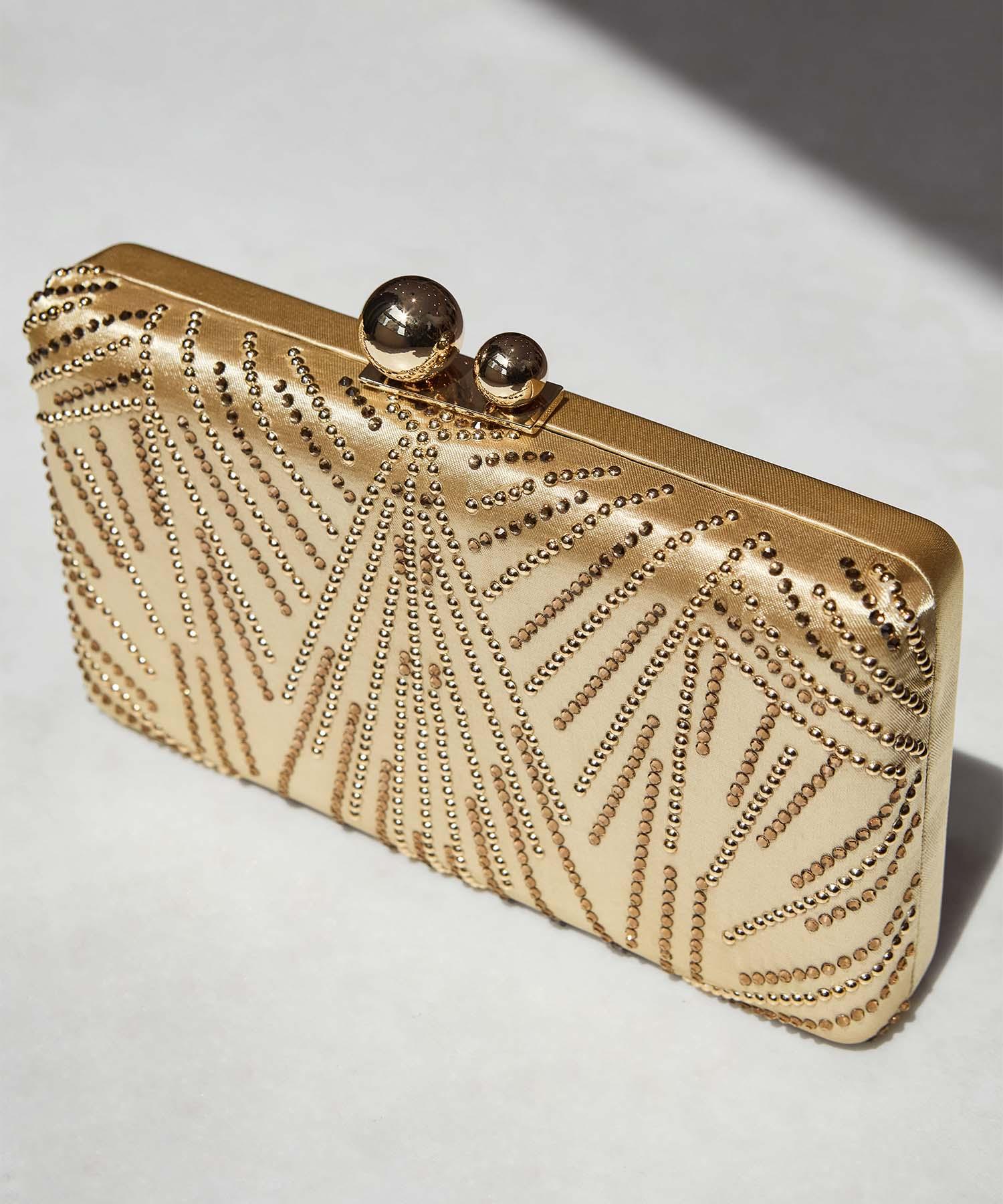 【当日発送】2WAYビジューストーンエレガンスバッグ