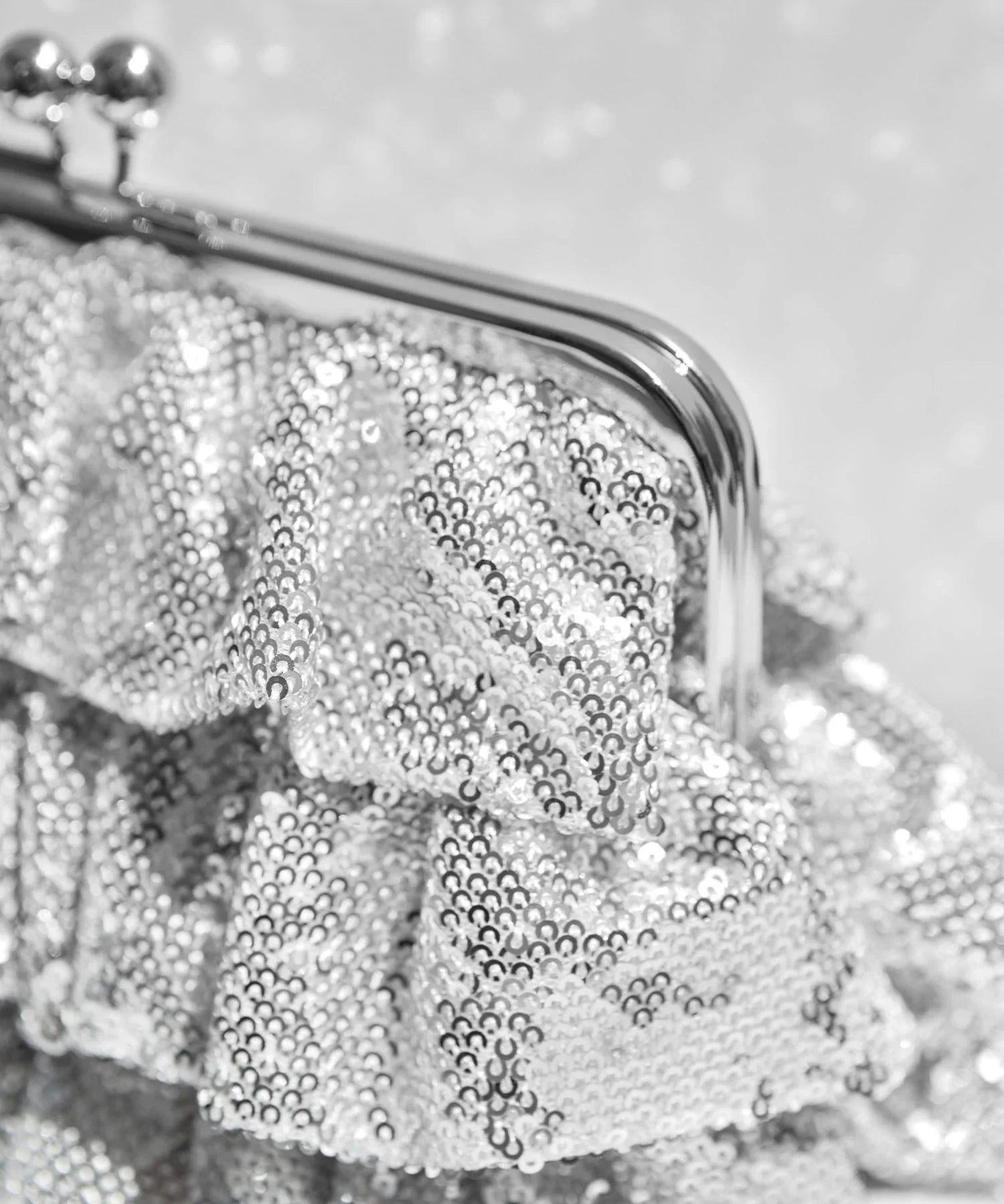 【当日発送】スパンコールフリルデザイン2WAYバッグ