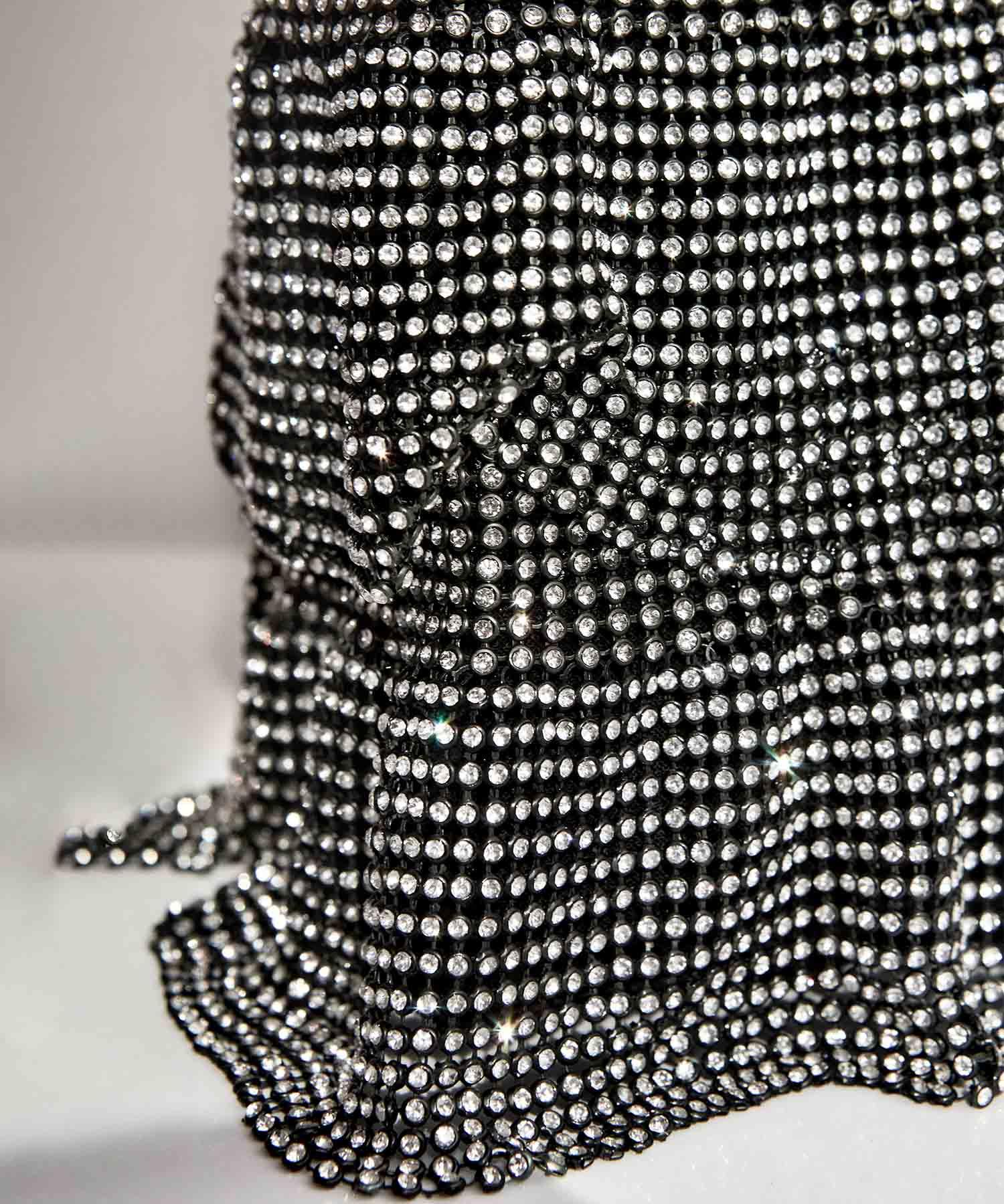 【当日発送】グリッターフリル2WAYハンドバッグ